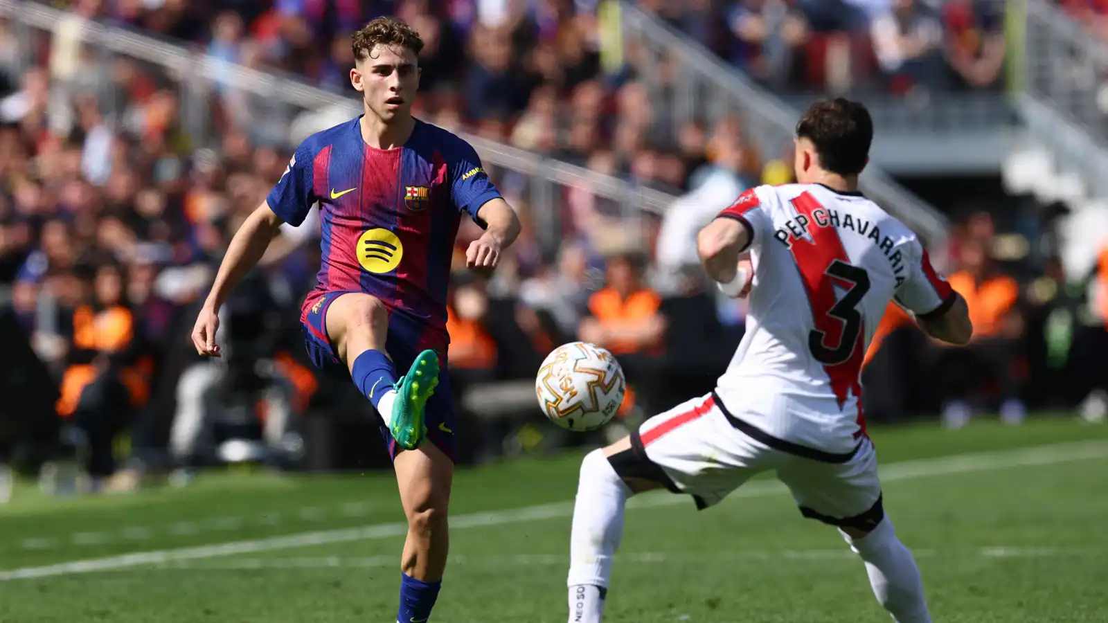 تغطية مباشرة لمباراة برشلونة ضد رايو فاليكانو في الدوري الإسباني