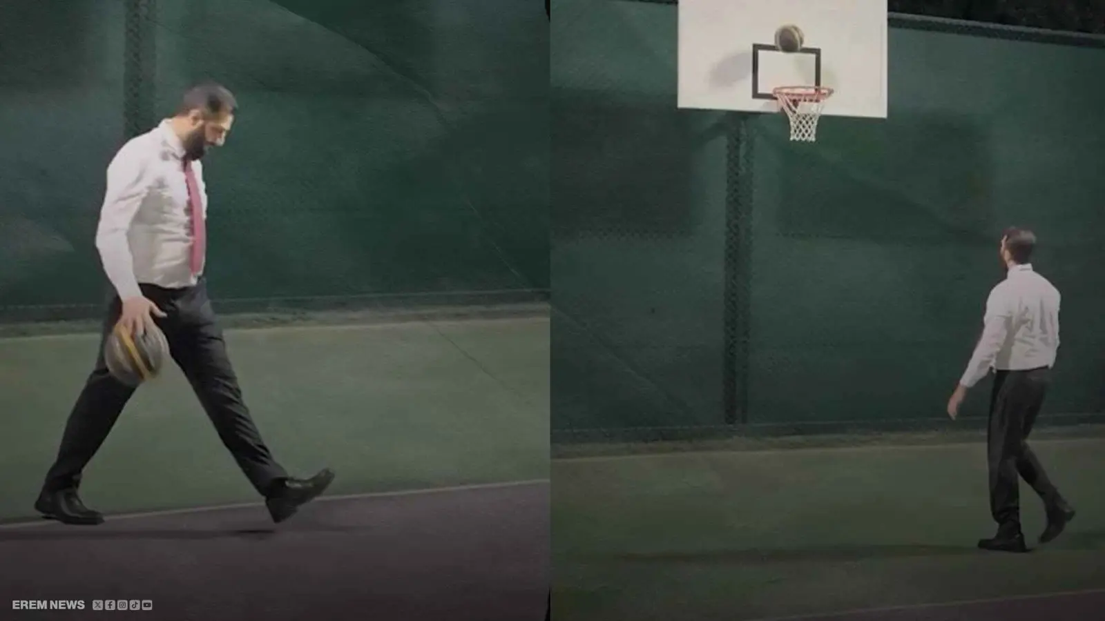 الشرع يلعب سياسة بكرة سلة