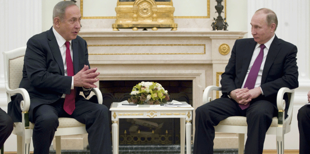 نتنياهو لبوتين: وجود إيران في سوريا يعرقل اتفاق السلام