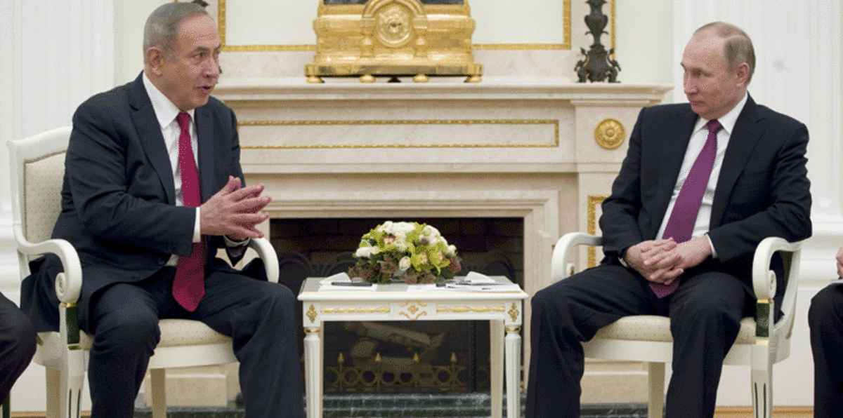 نتنياهو لبوتين: وجود إيران في سوريا يعرقل اتفاق السلام