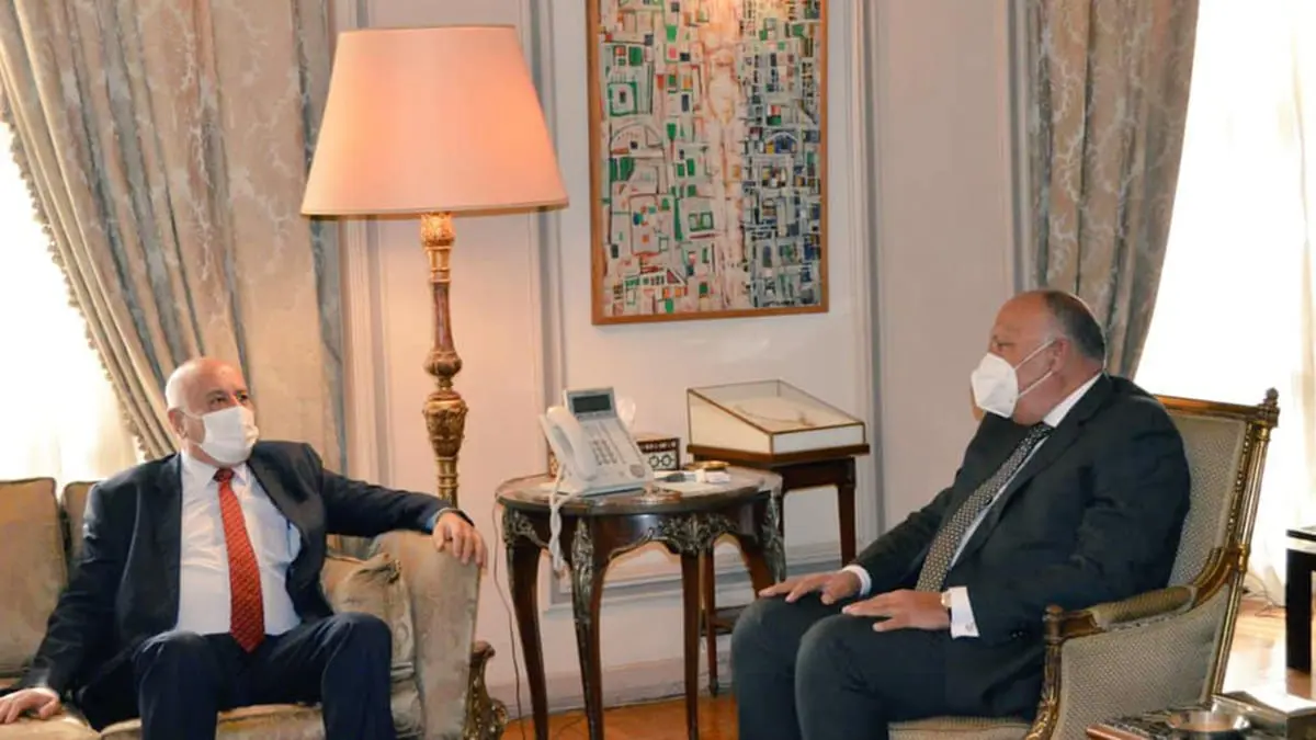 شكري يدعو إلى "تهيئة المناخ" لإحياء المفاوضات بين الفلسطينيين والإسرائيليين