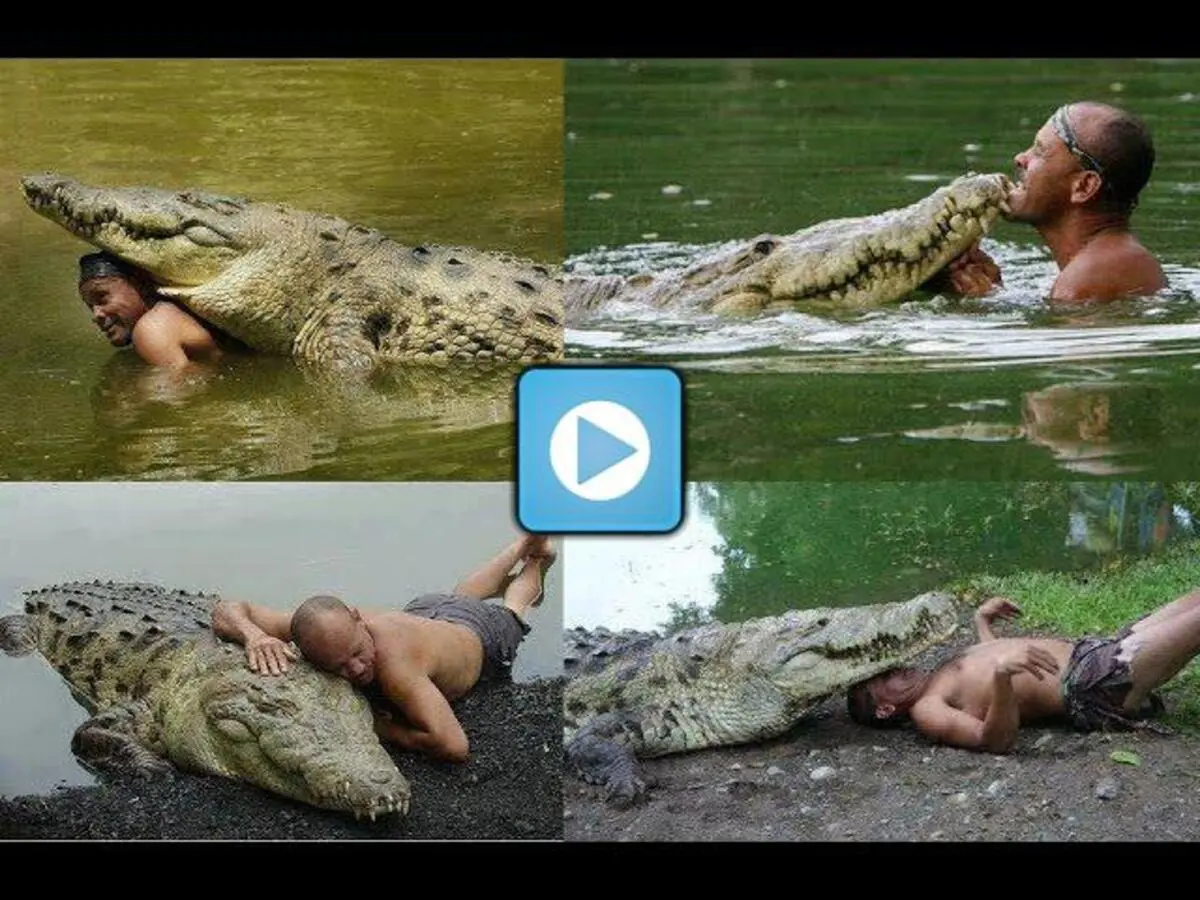 فيديو.. إعدام التمساح "مايكل جاكسون" لقتله رجلا أمام زوجته