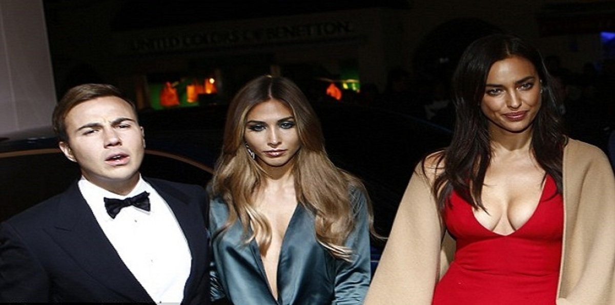 جوتزه وصديقته بصحبة إيرينا في النمسا