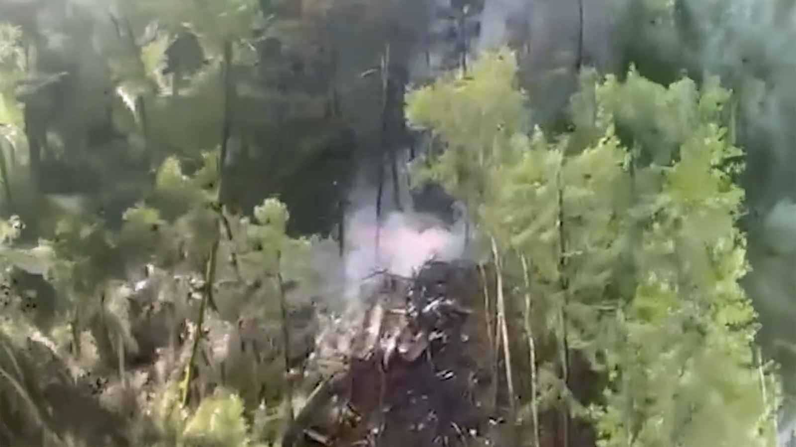 تحطم طائرة روسية