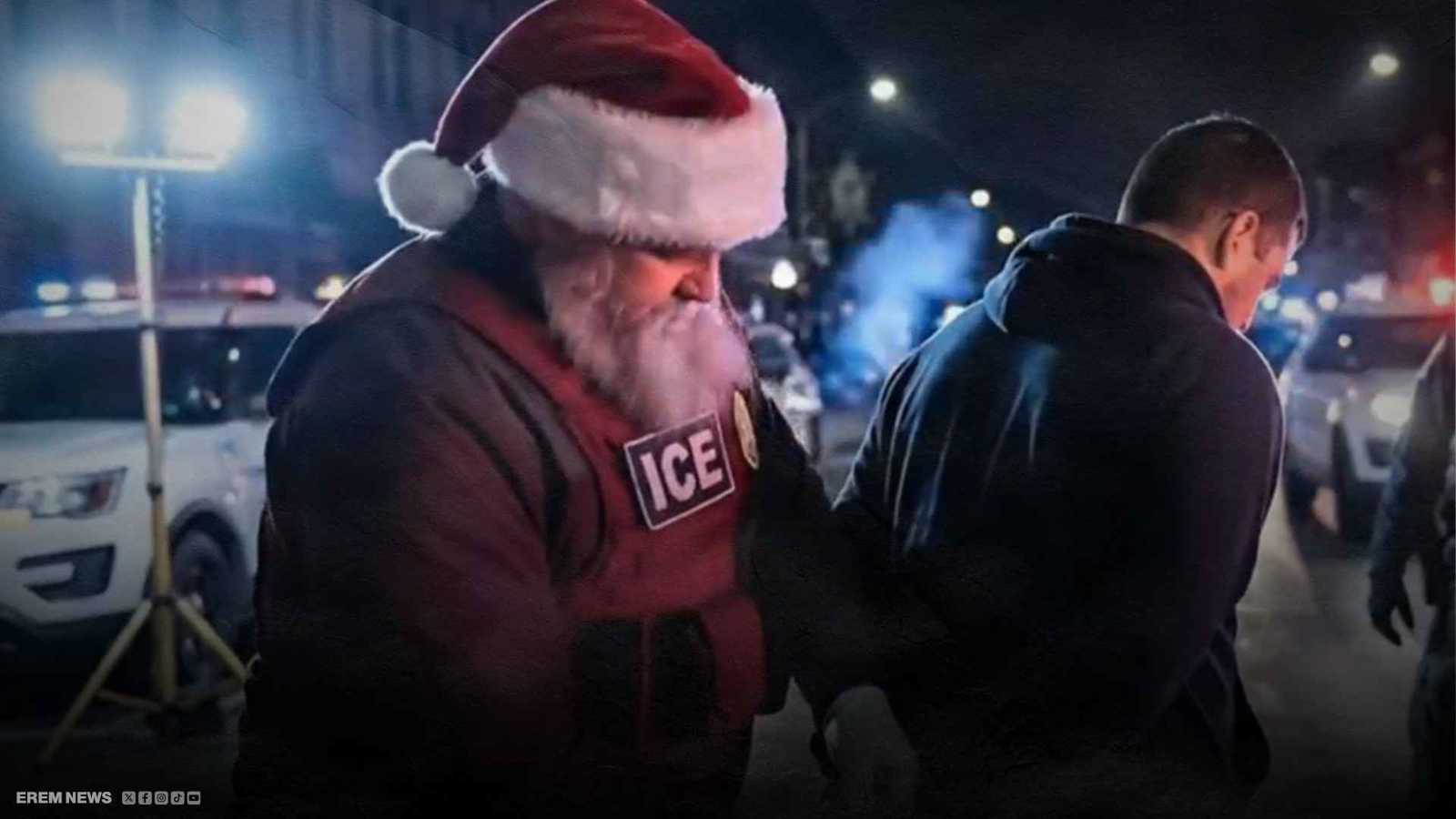 هدايا وأصفاد.. هل شارك "بابا نويل" في حرب ترامب على الهجرة؟ (فيديو إرم)