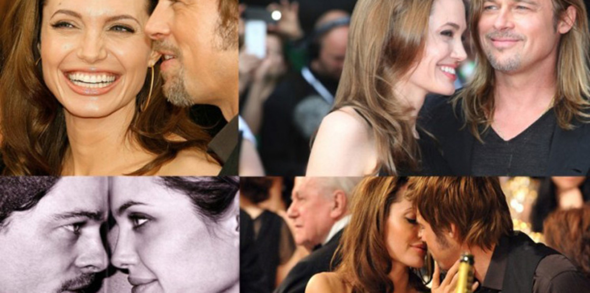 أنجلينا جولي وبراد بيت.. 12 عامًا من الرومانسية في صور