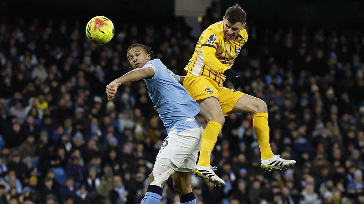 ملخص وأهداف ونتيجة مباراة مانشستر سيتي ضد برايتون بالدوري الإنجليزي