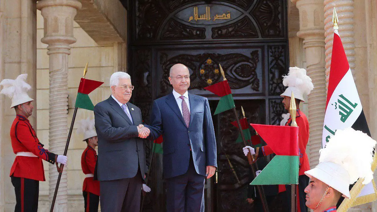 خلال لقائه عباس.. الرئيس العراقي يدعو لحماية القدس من الانتهاكات الإسرائيلية