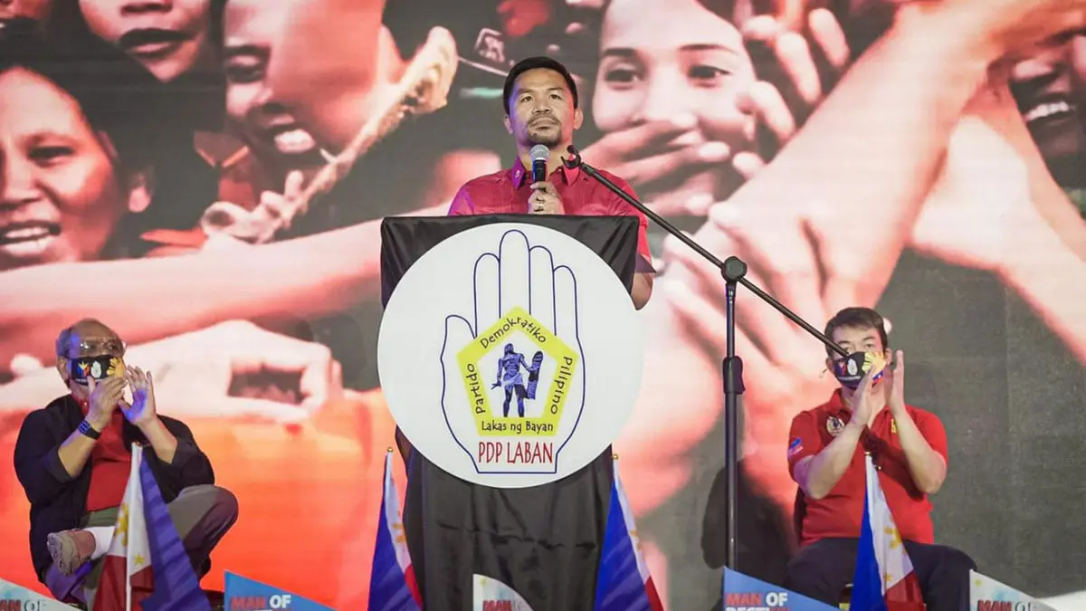 أسطورة الملاكمة ماني باكياو يعلن ترشحه للانتخابات الرئاسية في الفلبين