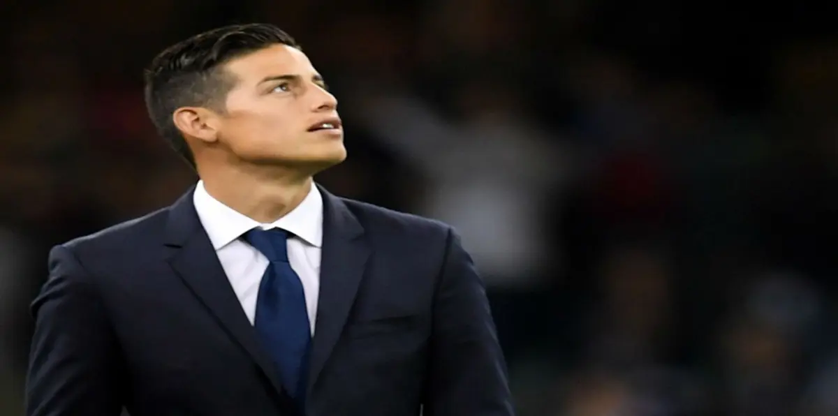 جيمس رودريغيز في مدريد للإسراع من وتيرة عودته للنادي الملكي