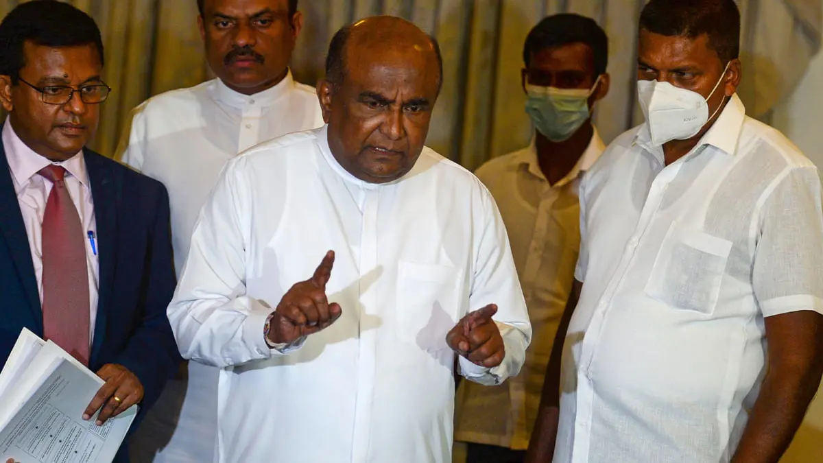 قبول استقالة الرئيس السريلانكي