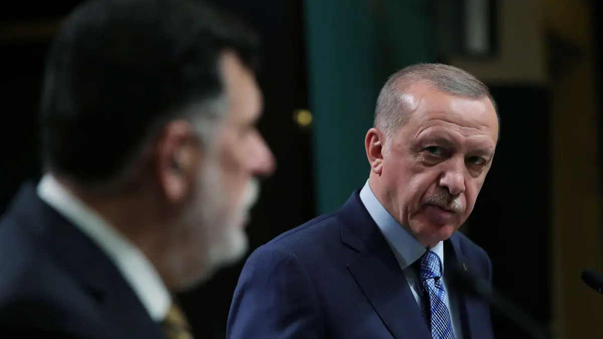 لقاء أردوغان والسراج يثير مخاوف نسف مساعي التسوية في ليبيا