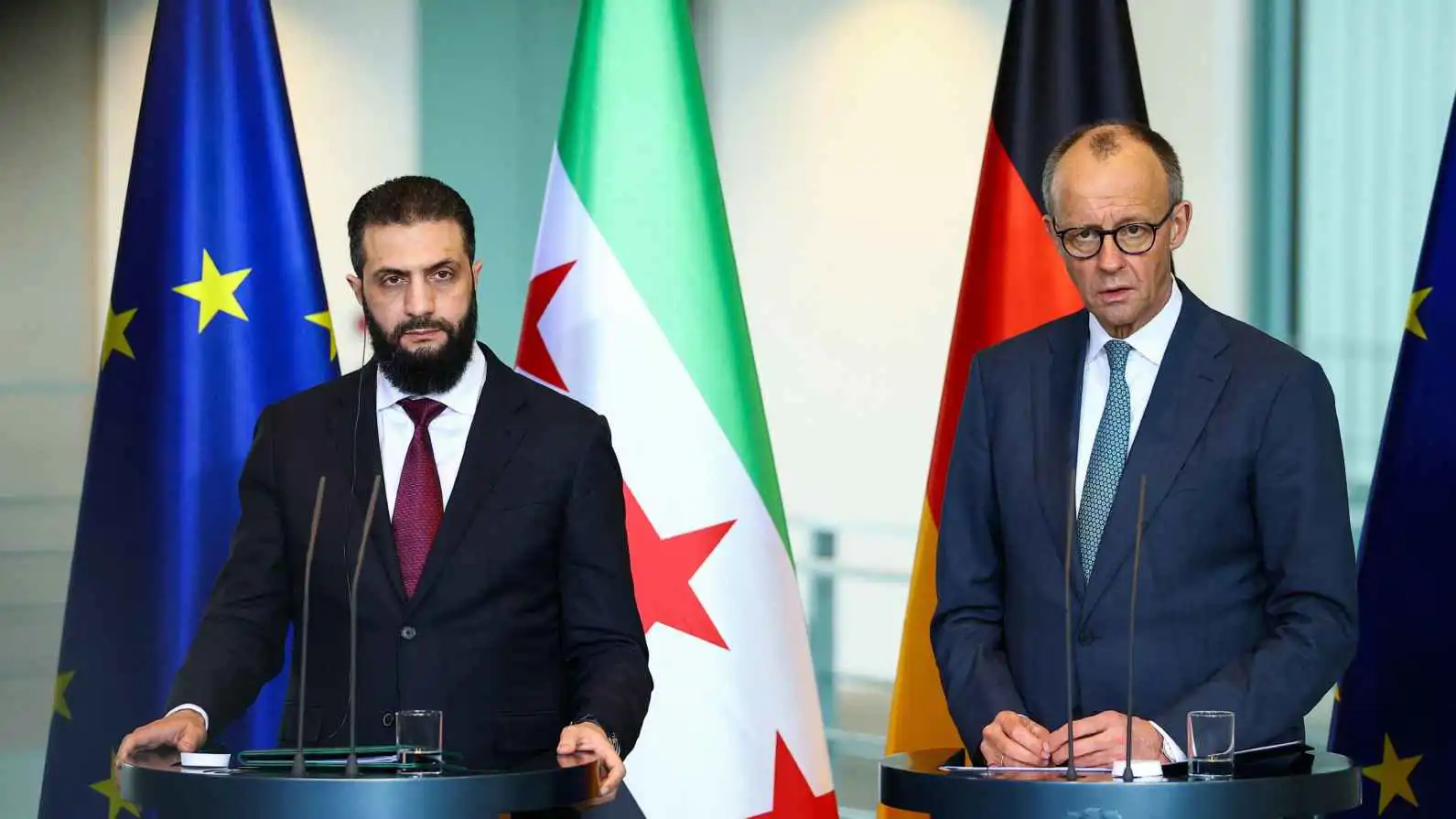 ميرتس: برلين ودمشق تتعاونان في ملف "اللاجئين السوريين"