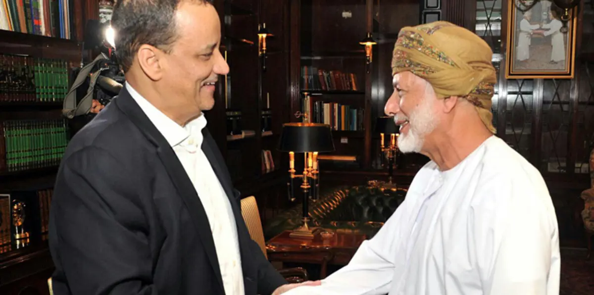 ولد الشيخ يشكر سلطنة عمان على مساعيها من أجل السلام باليمن