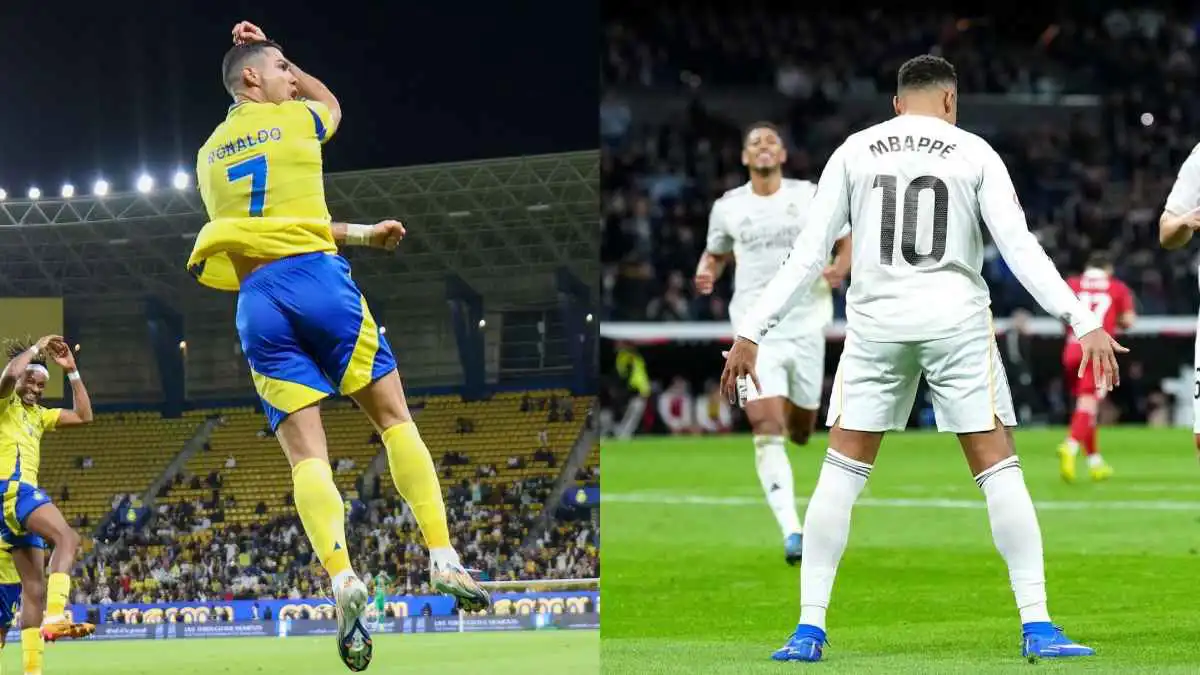 بعد تحطيم رقمه.. كريستيانو رونالدو يفاجئ مبابي (صورة)