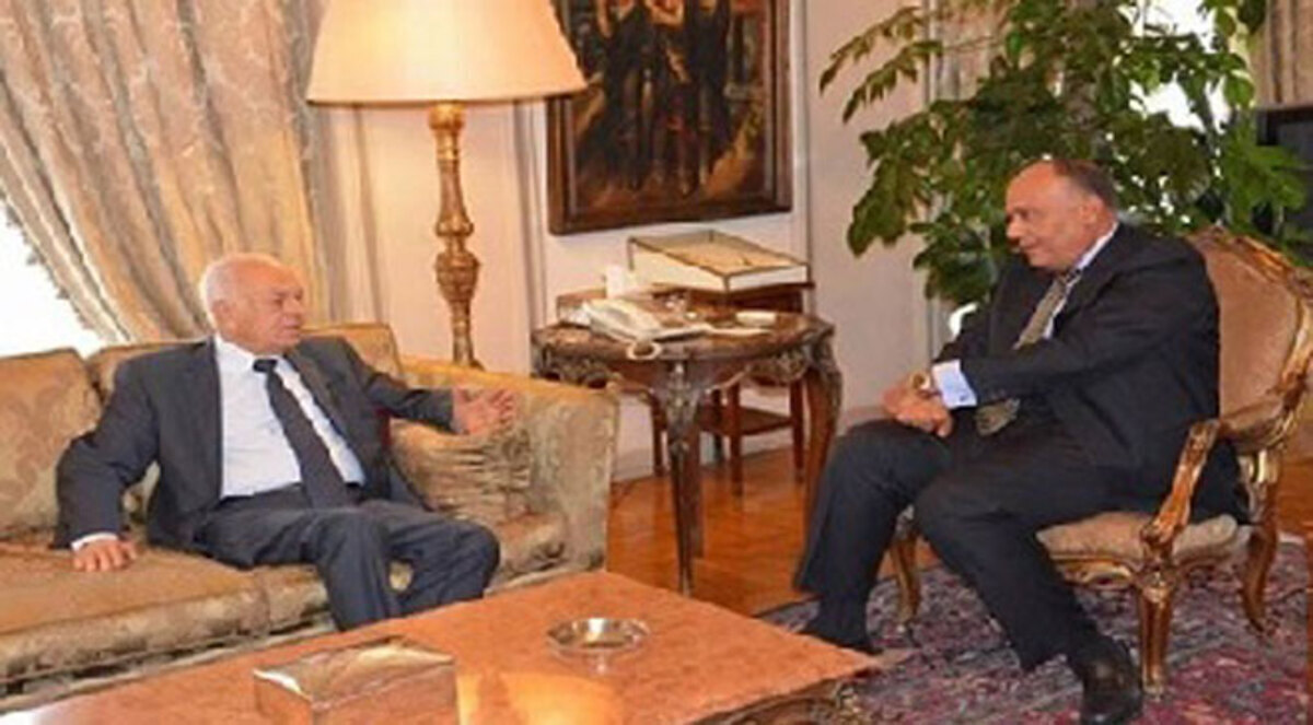 شكري والعربي يتفقان على  أهمية القمة العربية السادسة والعشرين