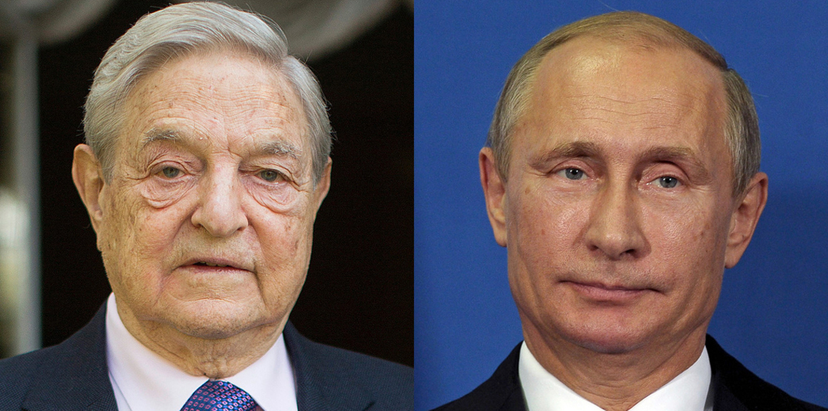 بوتين: سوروس يقود الولايات المتحدة إلى الحرب الأهلية