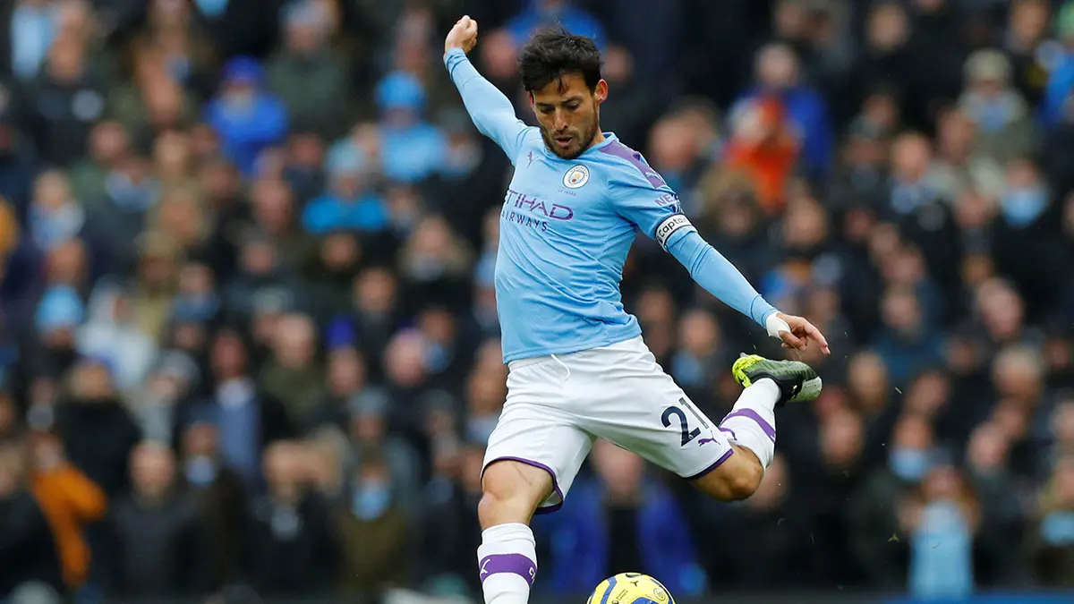 شكوك بشأن مشاركة ديفيد سيلفا في مباراة مانشستر سيتي ضد ليفربول