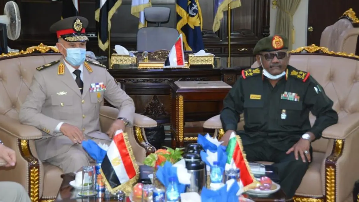مباحثات عسكرية سودانية مصرية في الخرطوم‎
