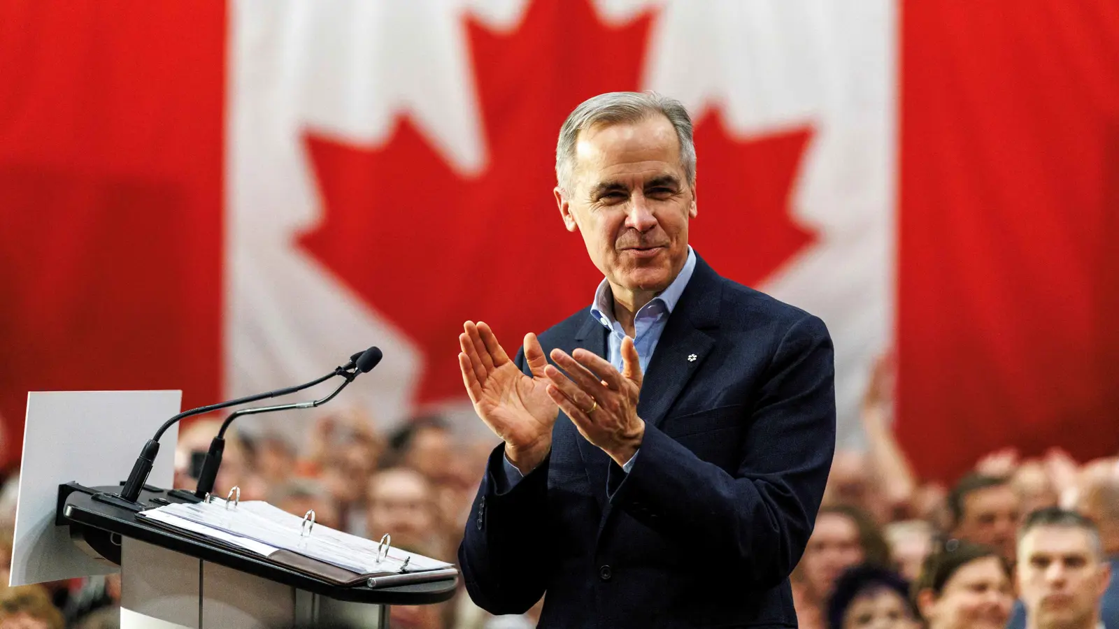 رغم لغته الفرنسية المتعثرة... كارني يحقق نجاحاً باهراً في كيبيك