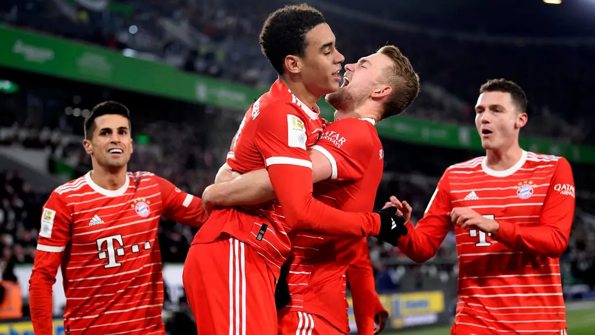 ترتيب الدوري الألماني: بايرن ميونخ يتجاوز فولفسبورغ ويستعيد الصدارة
