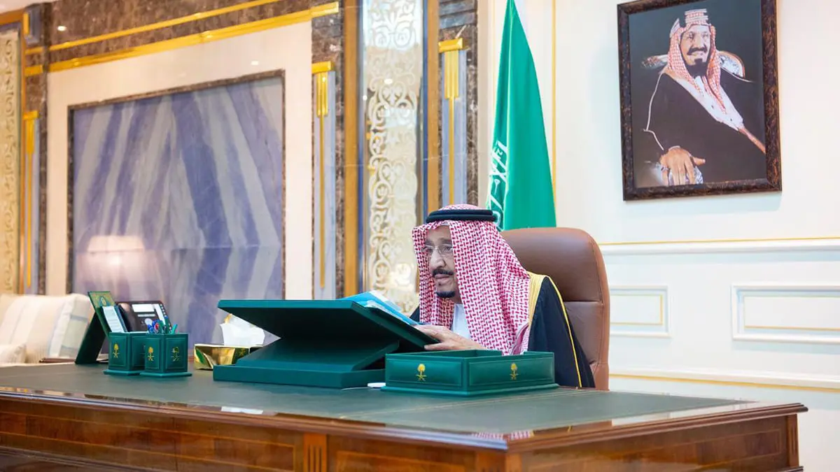 الملك سلمان يترأس اجتماع مجلس الوزراء (فيديو)