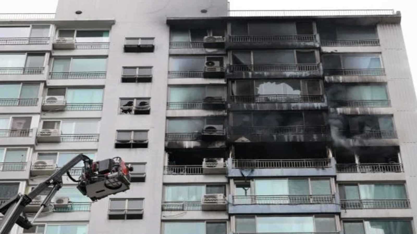 قتيلان و13 جريحا بحريق مبنى سكني في كوريا الجنوبية