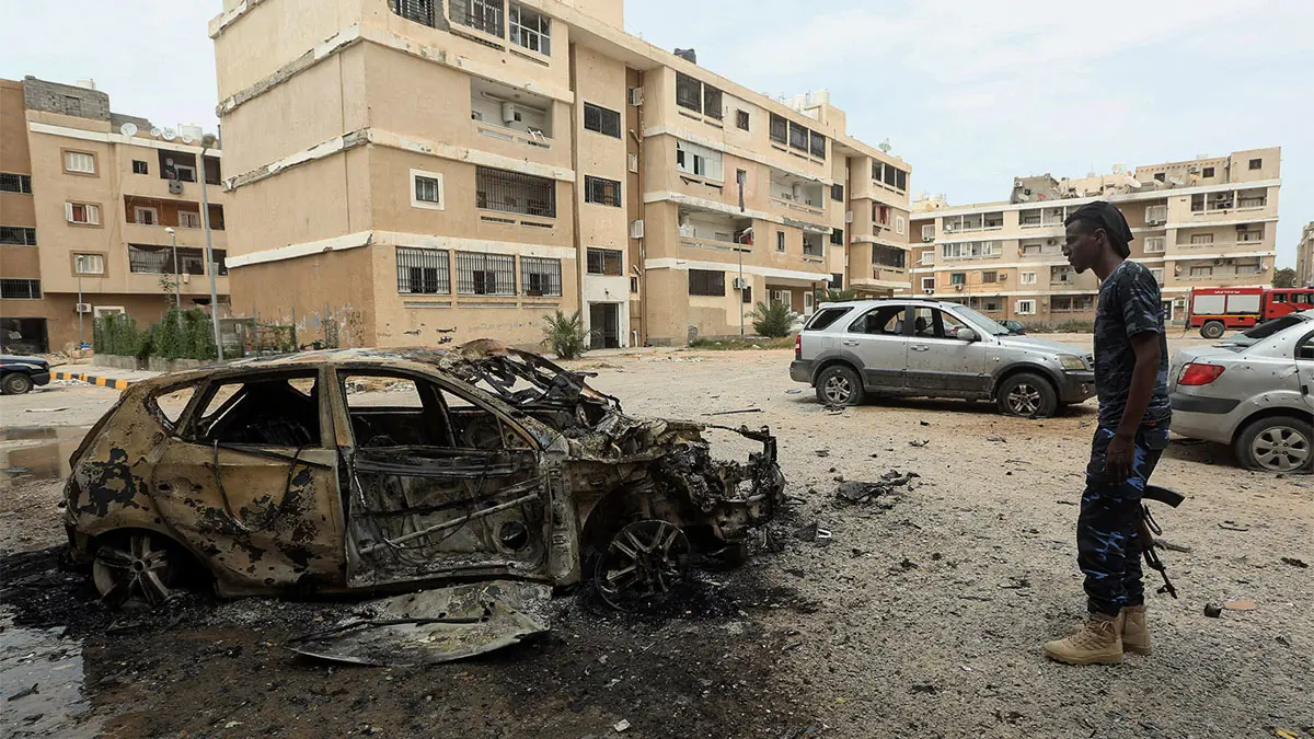 الحكومة الليبية المؤقتة تتهم الميليشيات والمرتزقة بالهجوم على مقار دبلوماسية في طرابلس (صورة)