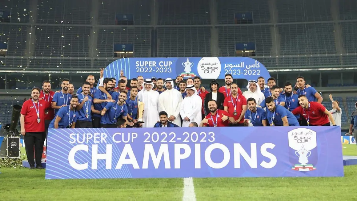 الكويت يصعق كاظمة ويتوج بطلًا لكأس السوبر الكويتي (فيديو)