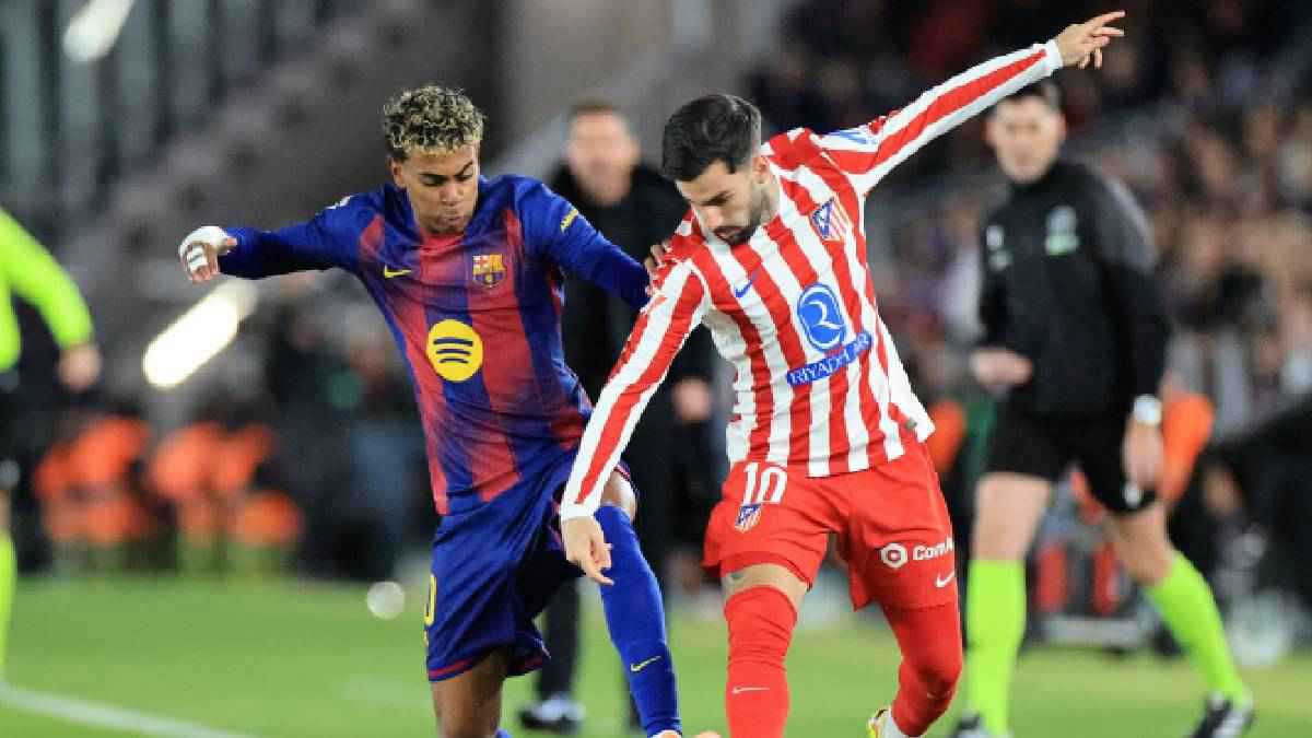 أهداف وملخص ورجل مباراة برشلونة وأتلتيكو مدريد في الدوري الإسباني