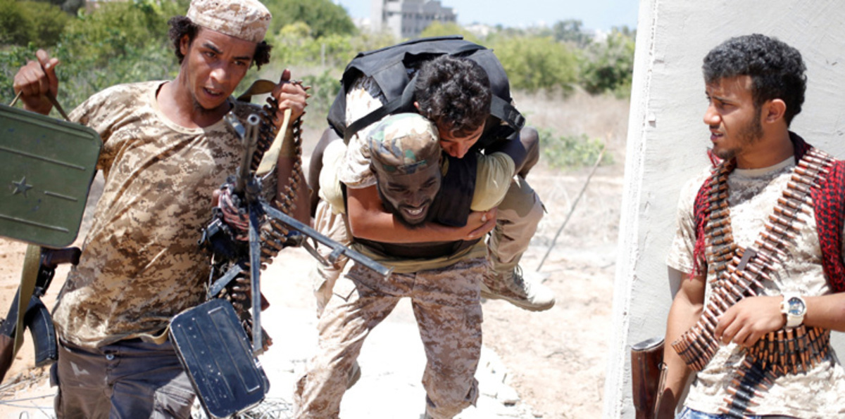 بالصور.. 13 قتيلًا من قوات البنيان المرصوص الليبية في قصف بالخطأ لطائرة أمريكية