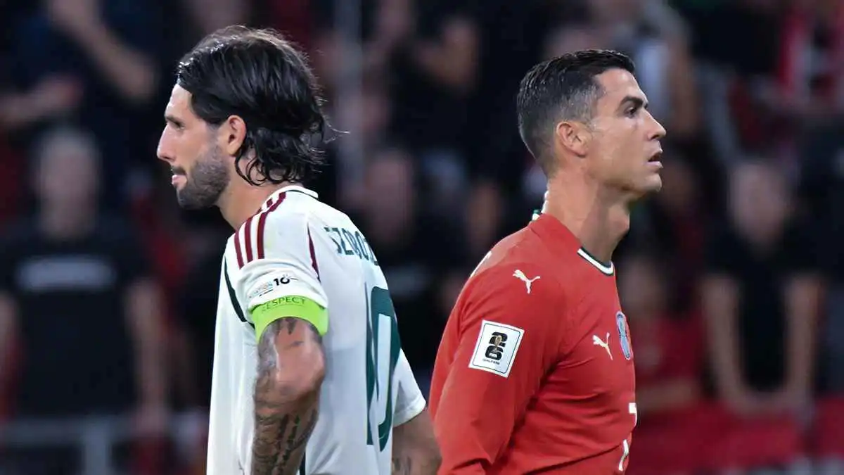 هل احتفل سوبوسلاي بهدف رونالدو في مرمى المجر؟ (صورة)