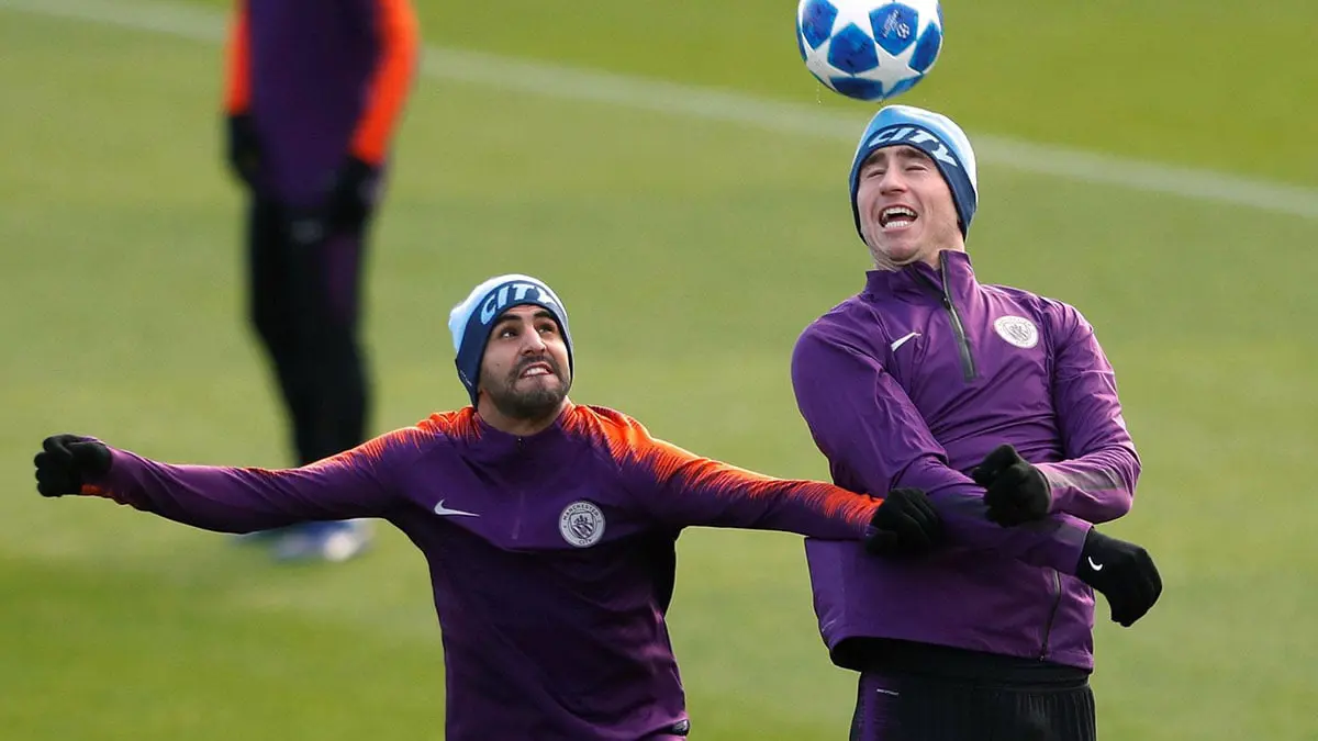 مانشستر سيتي يعلن إصابة رياض محرز وإيمريك لابورت بفيروس كورونا