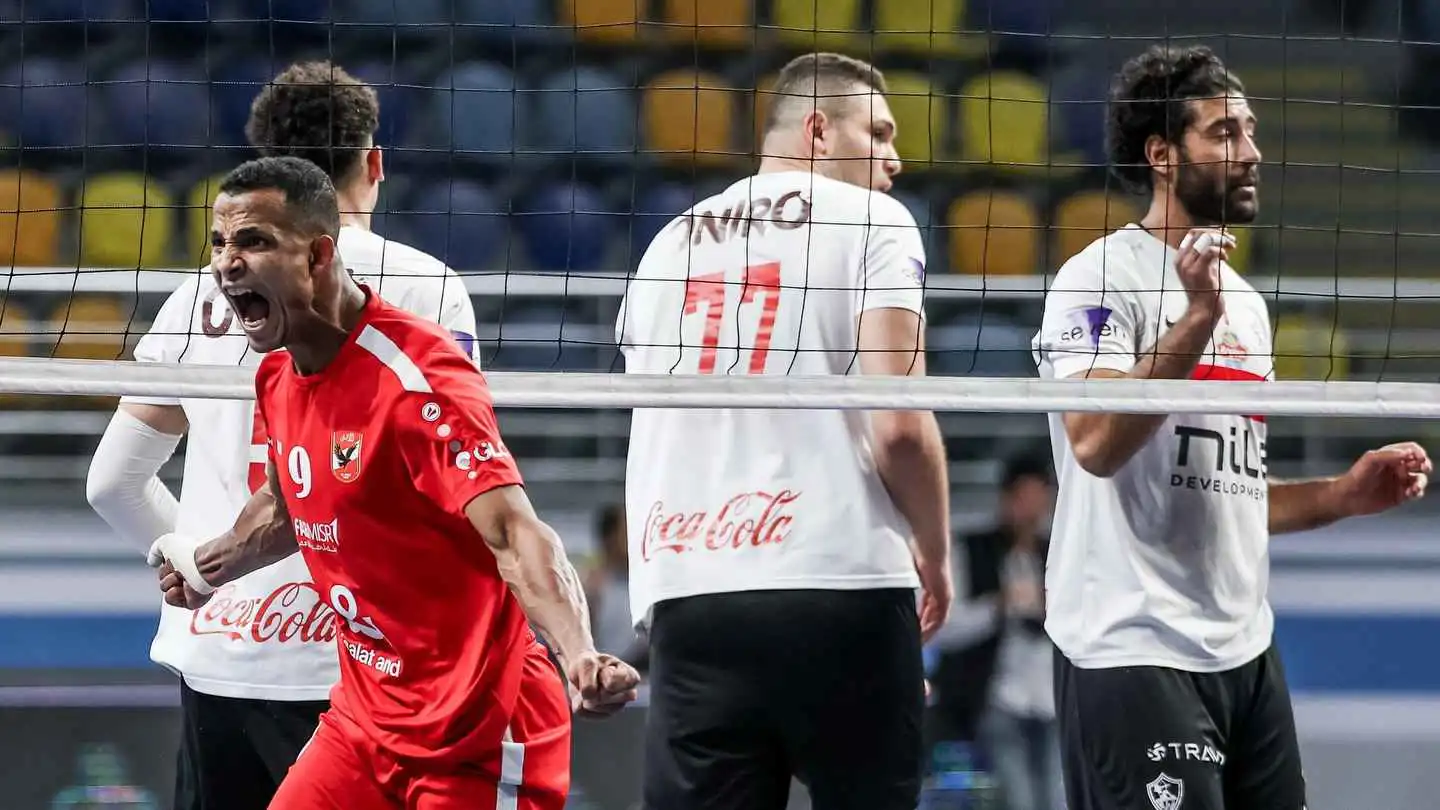 الأهلي يتوج بكأس مصر للكرة الطائرة على حساب الزمالك