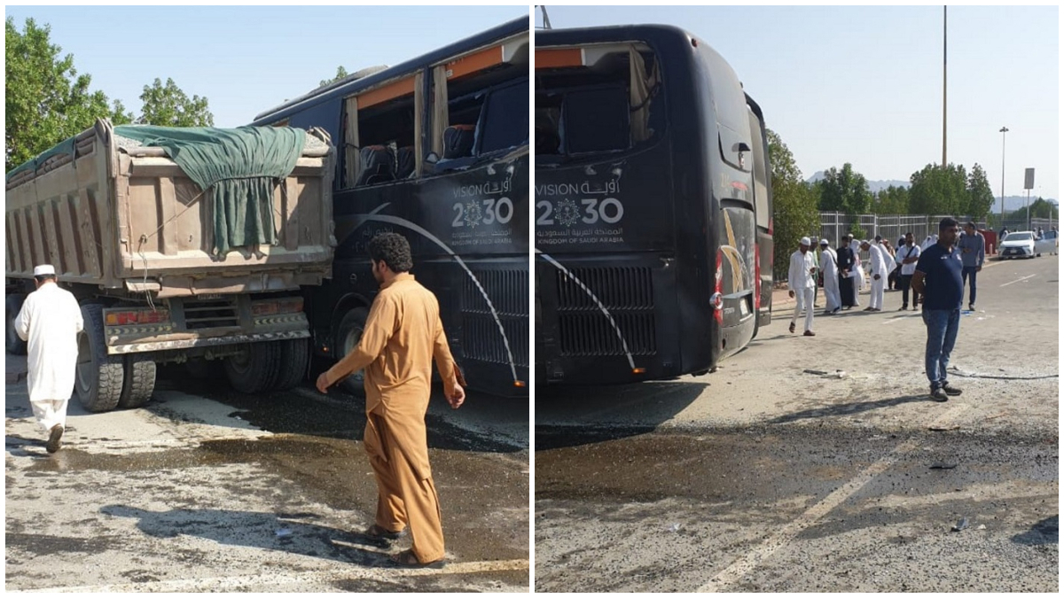 إصابة 18 معتمرًا بحادث تصادم في مكة المكرمة (صور)