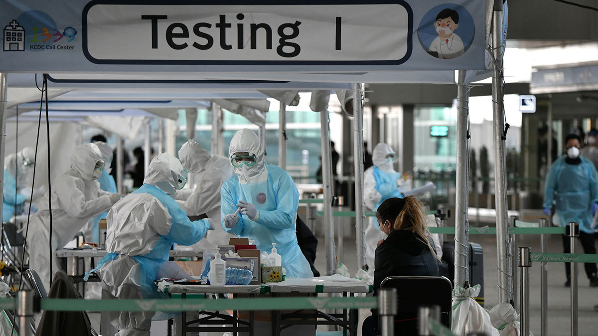 كورونا يظهر من جديد في تحاليل 91 مريضا بعد تعافيهم في كوريا الجنوبية