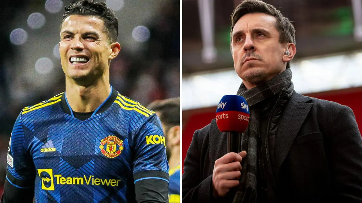 غاري نيفيل: يجب إنهاء العلاقة بين مانشستر يونايتد وكريستيانو رونالدو سريعا
