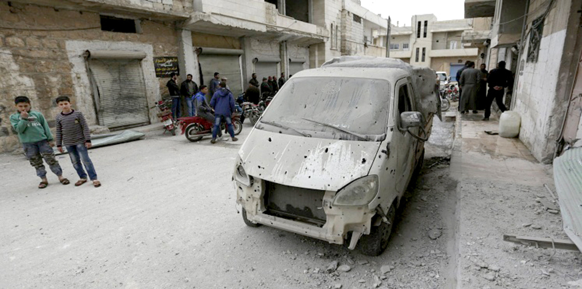 مقتل 14 شخصاً بعد قصف سوق في مدينة حلب