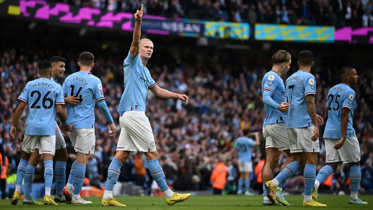 هالاند يتفوق على كل لاعبي مانشستر سيتي الموسم الماضي  