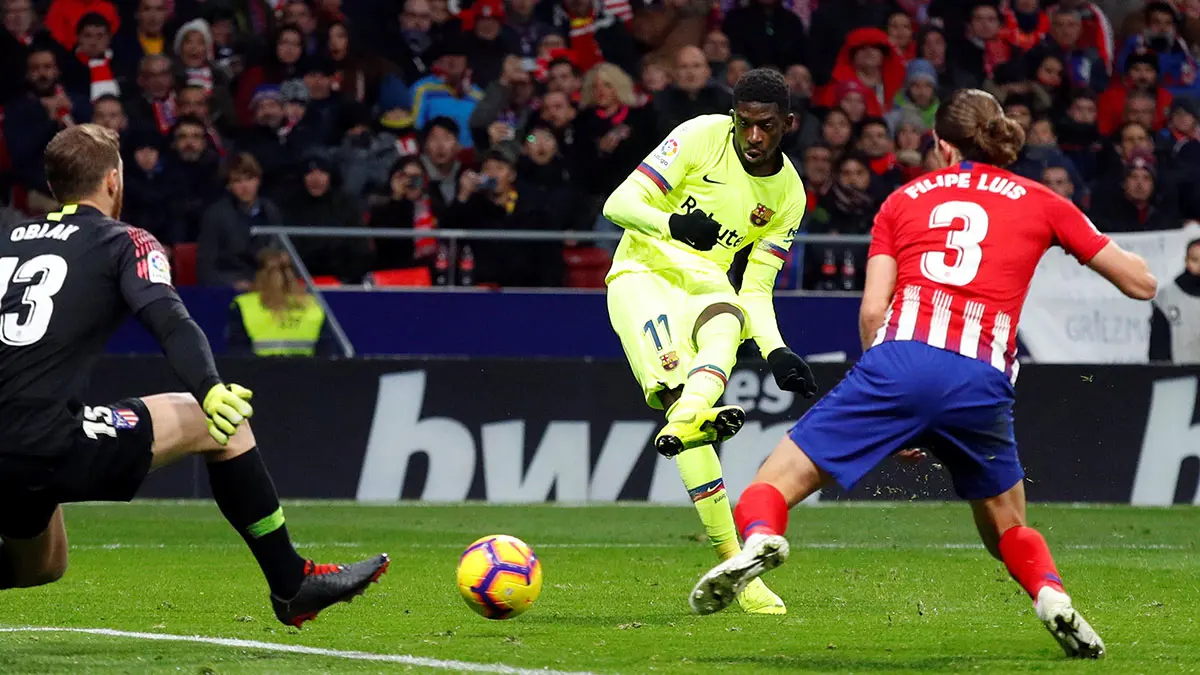 ديمبلي "الحاسم" يحظى بإشادة فالفيردي بعد تعادل برشلونة مع أتلتيكو مدريد
