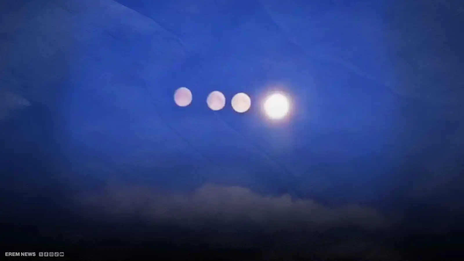 ليلة بـ4 أقمار.. مشهد سماوي نادر يخطف الأنظار في روسيا (فيديو إرم)