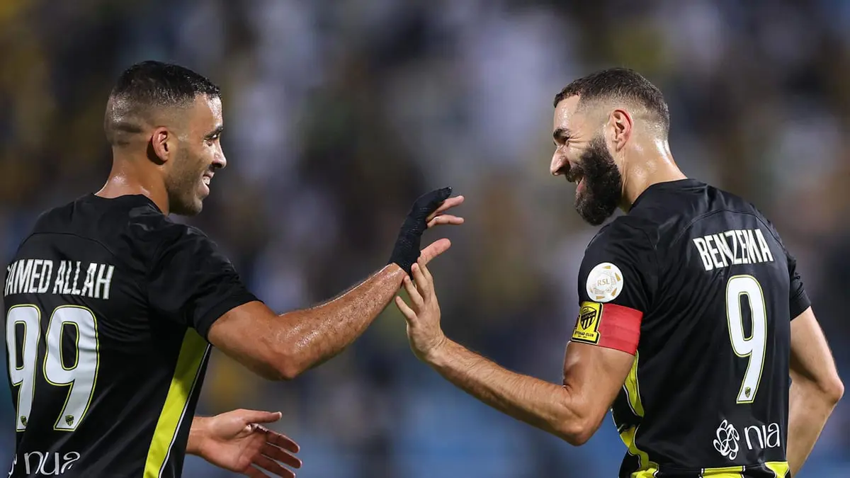  بنزيما يطيح بعبد الرزاق حمد الله خارج الاتحاد السعودي 