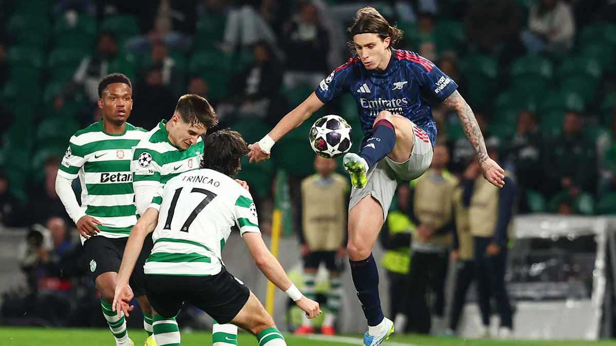 آرسنال يقتنص فوزاً قاتلاً على حساب سبورتينغ لشبونة في دوري أبطال أوروبا 