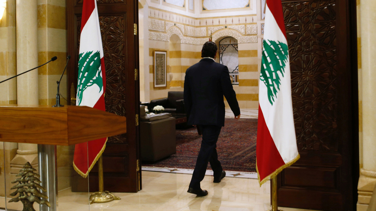 استقالة رئيس الوزراء اللبناني سعد الحريري