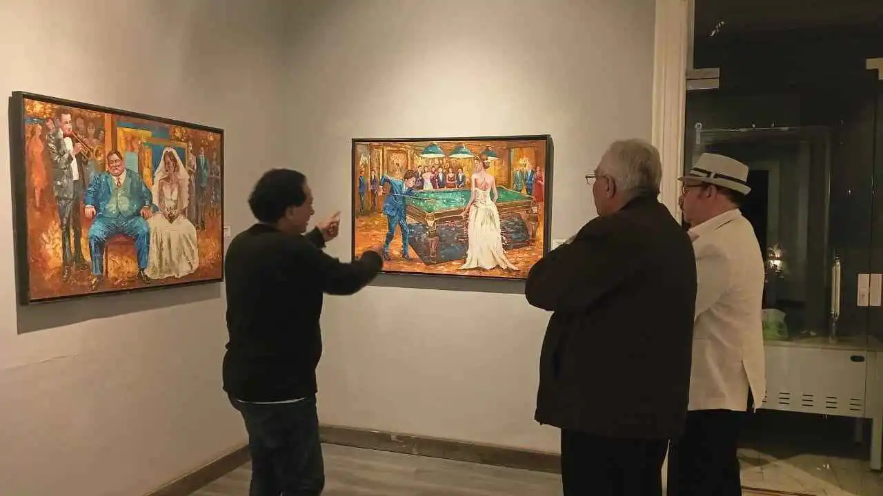 "ليلة فرح".. الخلافات الزوجية في 50 لوحة تشكيلية طريفة (صور)‎