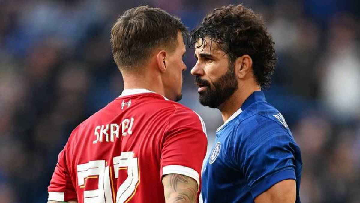 دييغو كوستا يتشاجر في مباراة ودية بين ليفربول وتشيلسي (فيديو)