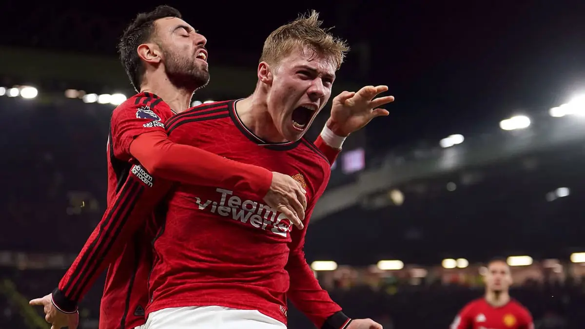 هويلند عن هدفه الأول مع مانشستر يونايتد: أنا أسعد رجل في العالم