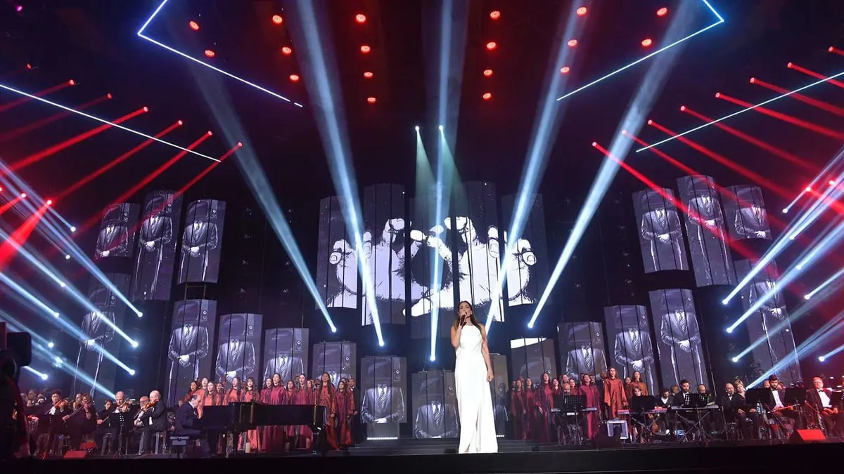 حفل (ليلة أمل) يضيء سماء بيروت