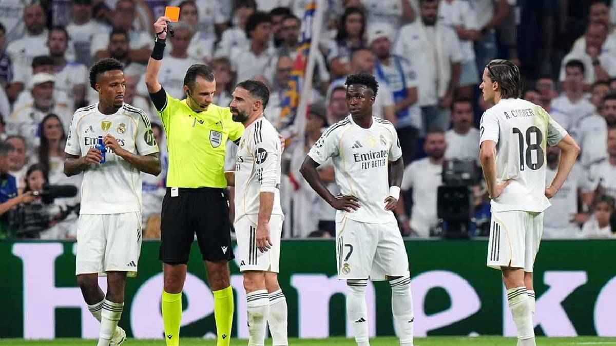 أثّر على النتيجة.. قرار كارثي من حكم مباراة ريال مدريد ومارسيليا (صور)