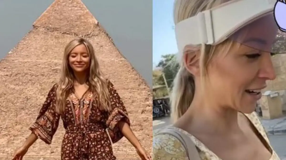 مصر توضح بشأن "السائحة العارية" في الأهرامات

